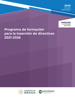 La función directiva en educación media superior; Un estudio sobre la inserción y el desarrollo profesional de los directivos