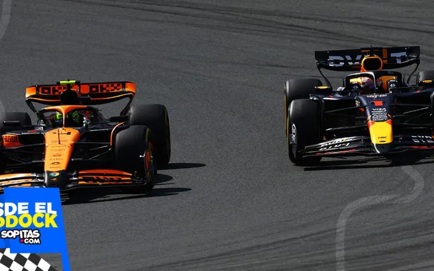 EN VIVO: El duelo entre Lando Norris y Max Verstappen en el GP de Singapur