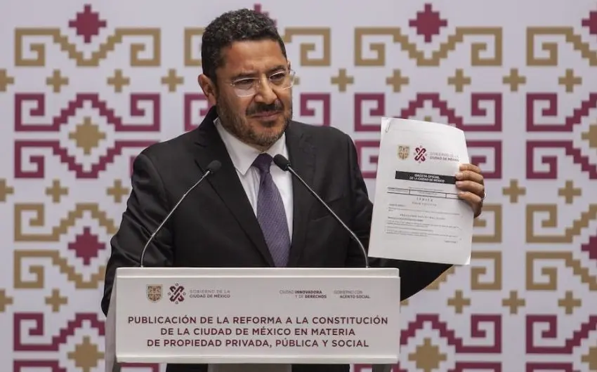 Martí Batres decreta cambios en principio de propiedad privada en CDMX