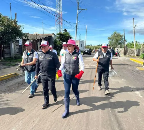 Jornada extensa de limpieza en Amecameca, río de la Verdura y calles aledañas