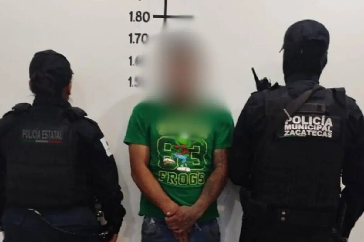 Policía Municipal y Estatal detienen a hombre en la colonia González Ortega |