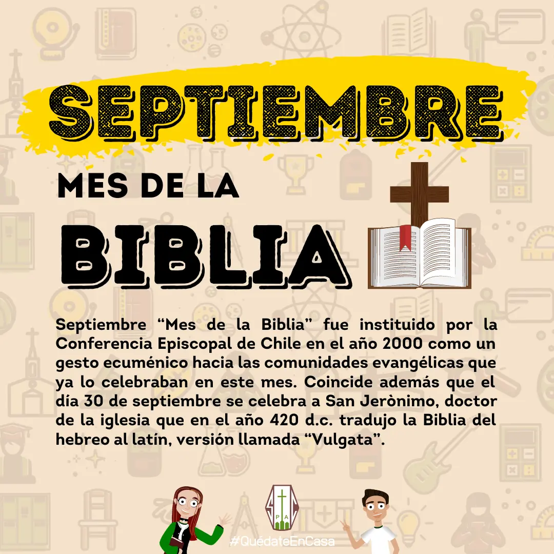 Por qué septiembre es el mes de la biblia |