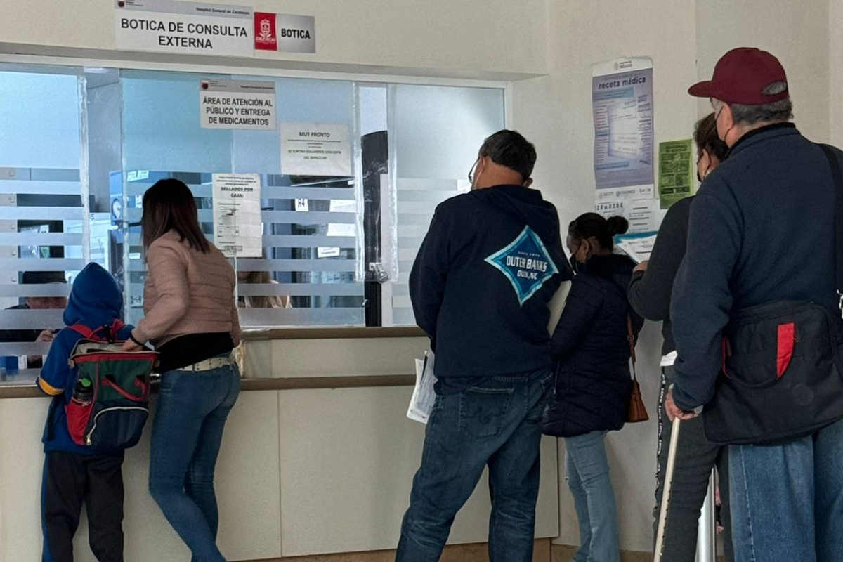 Reportan desabasto de medicamentos en el Hospital General de Zacatecas