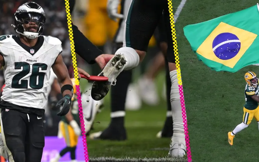 La noche mágica de Saquon Barkley, el pésimo campo y la victoria de Eagles en NFL Brasil