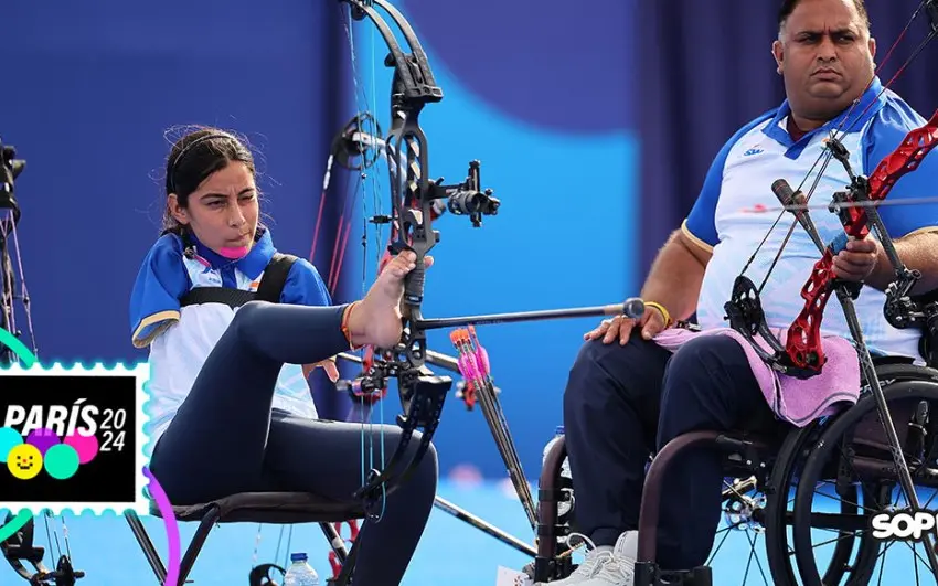 Sheetal Devi, del momento viral por un 10 perfecto a medallista paralímpica en París 2024
