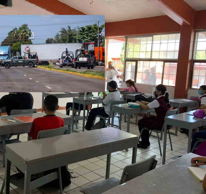 Sinaloa reanuda clases con poca asistencia tras ola de violencia