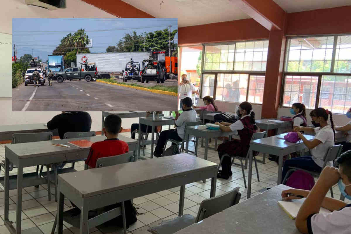 Sinaloa reanuda clases con poca asistencia tras ola de violencia