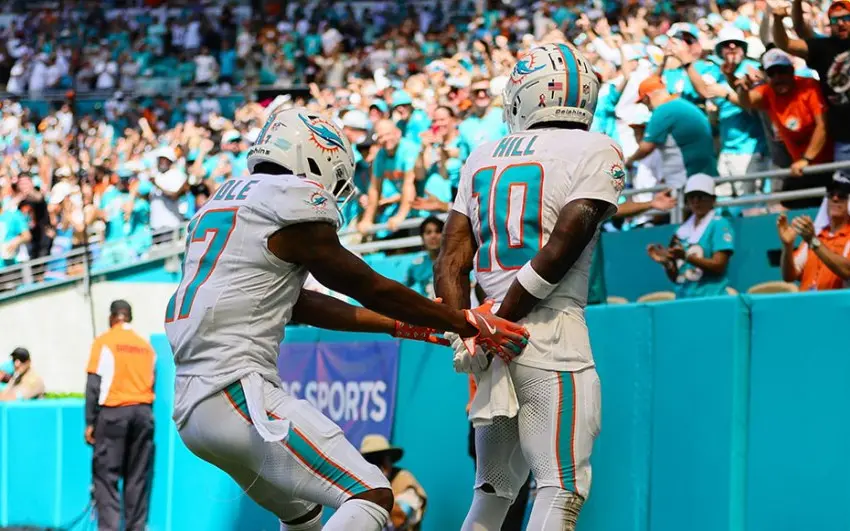 Las palabras de Tyreek Hill tras el arresto y el polémico festejo en el Miami vs Jaguars: “No fui irrespetuoso”