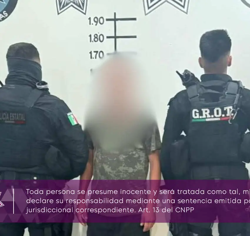 Zacatecas: Detienen a un hombre por violencia familiar en la colonia El Jaralillo