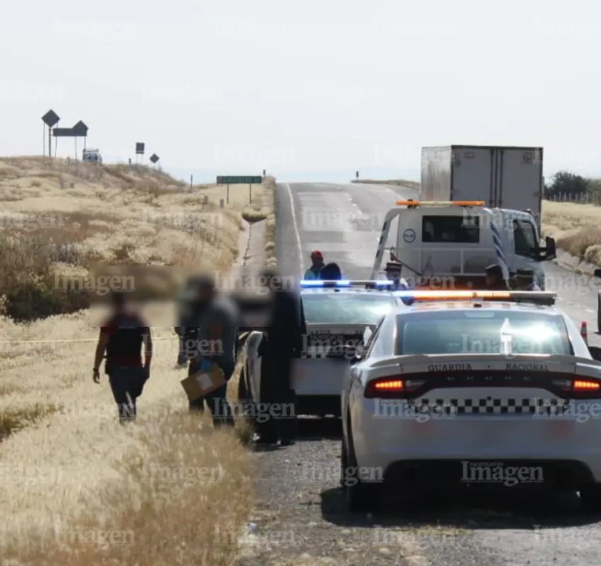 Accidente en Fresnillo deja como saldo una persona sin vida y una lesionada