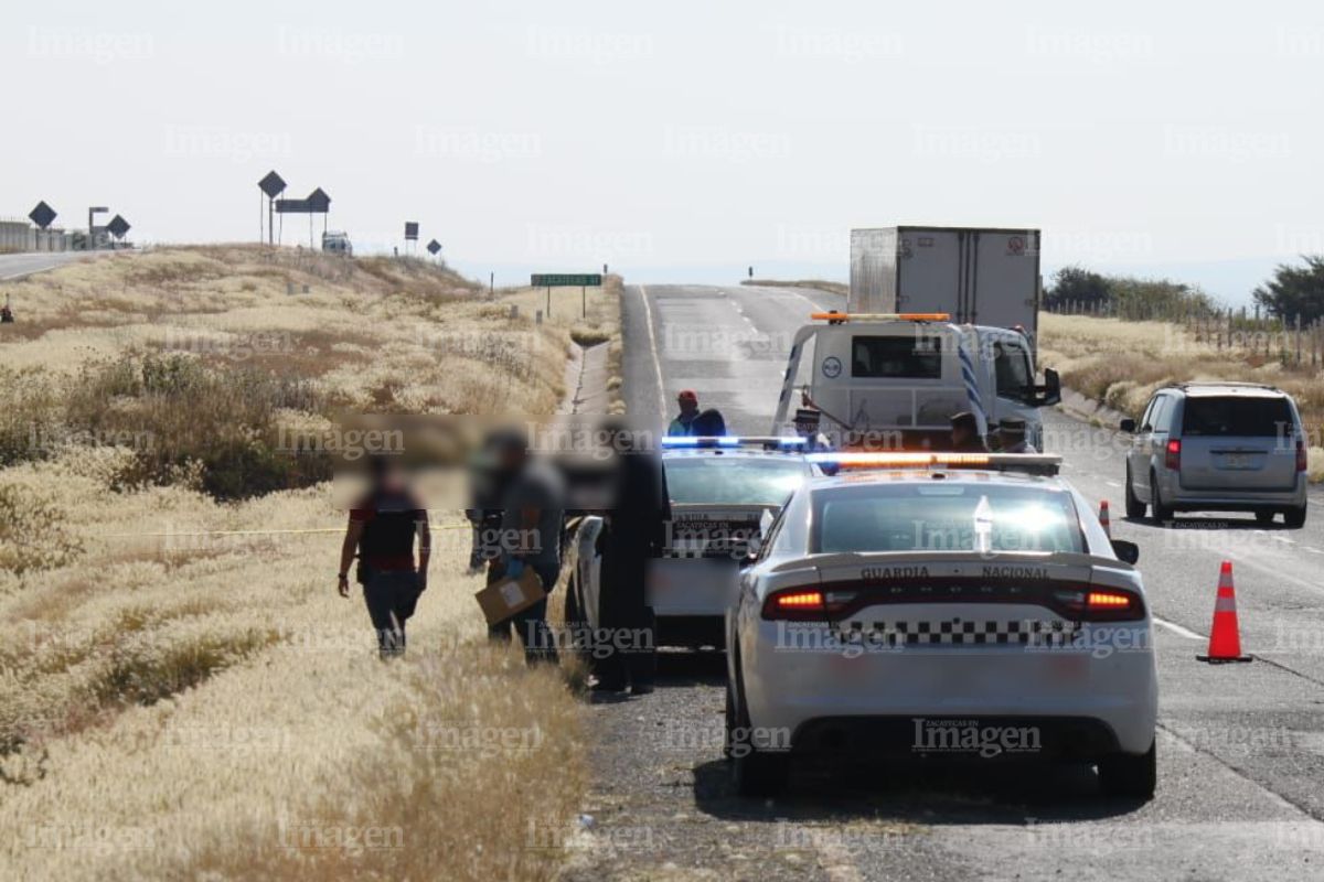 Accidente en Fresnillo deja como saldo una persona sin vida y una lesionada