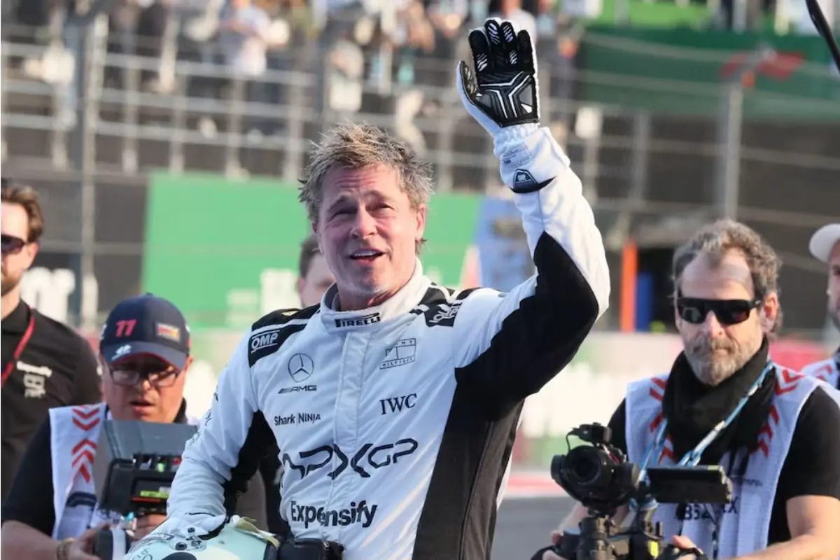 Brad Pitt graba escenas de su nueva película en el Autódromo Hermanos Rodríguez |
