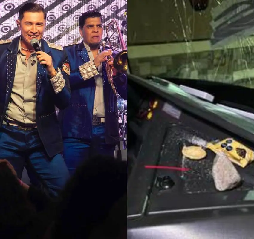 Banda Los Recoditos sufre un intento de asalto en plena carretera