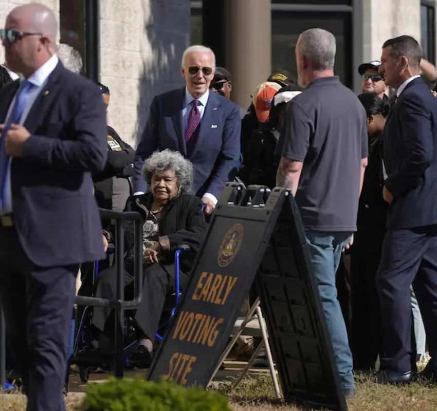 Joe Biden ejerce su voto anticipado en elecciones presidenciales de Estados Unidos
