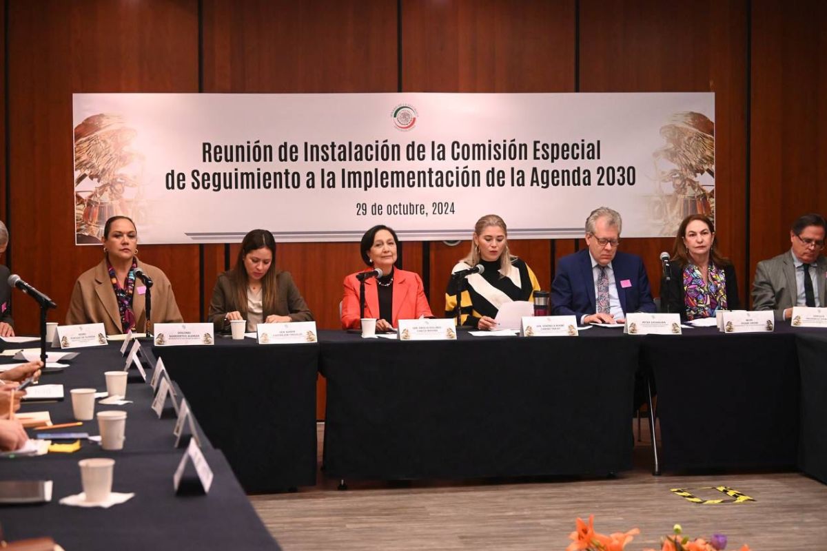 Senadora Amalia García Medina lidera Comisión del Senado para implementar la Agenda 2030 en México