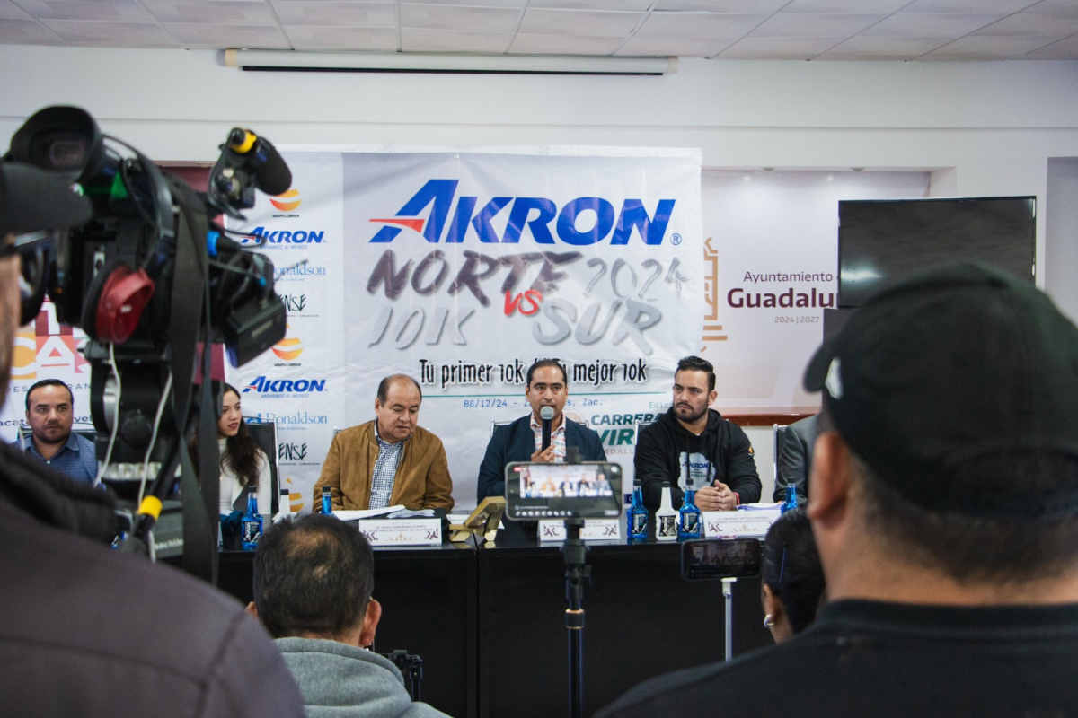 Carrera Akron Norte-Sur 10K 2024: Ayuntamiento de Guadalupe presenta la convocatoria