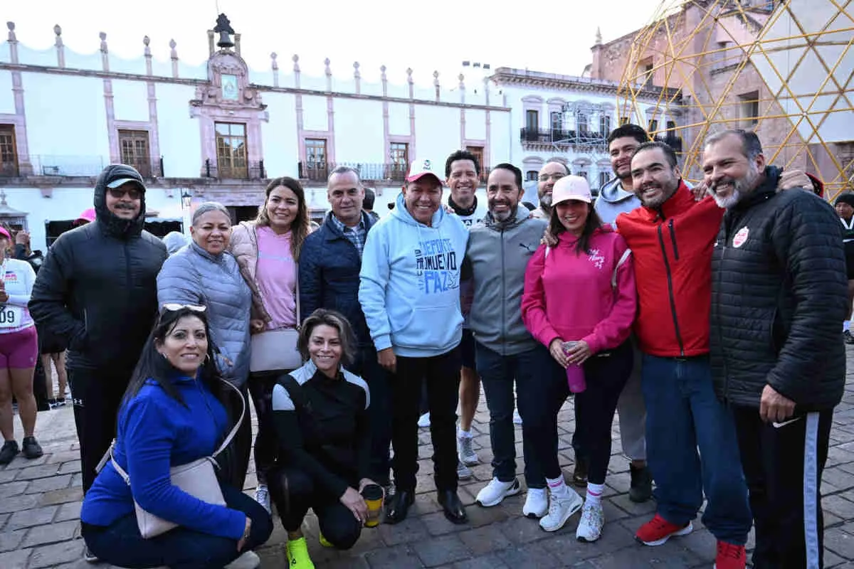 Carrera por la Paz Zacatecas 2024 Con el deporte se promueve la paz dice Monreal |