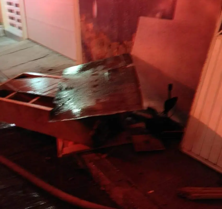 Fresnillo: Se incendia vivienda que era usada como carpintería