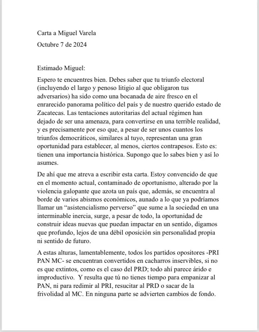Pide Enrique Laviada a Miguel Varela convertirse en alcalde incómodo |