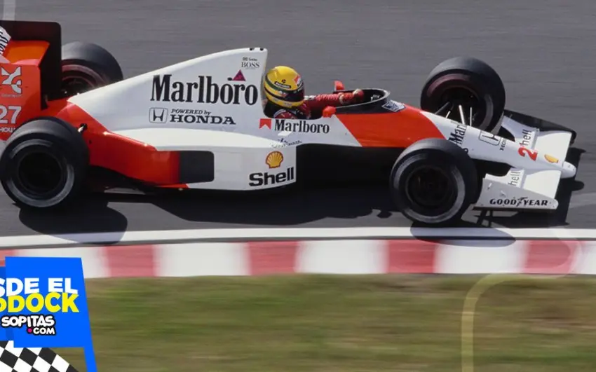 El histórico MP4/5B de Ayrton Senna y McLaren rodará en el Gran Premio de Brasil