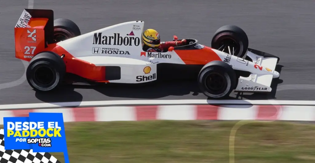 El histórico MP45B de Ayrton Senna y McLaren rodará en el Gran Premio de Brasil |