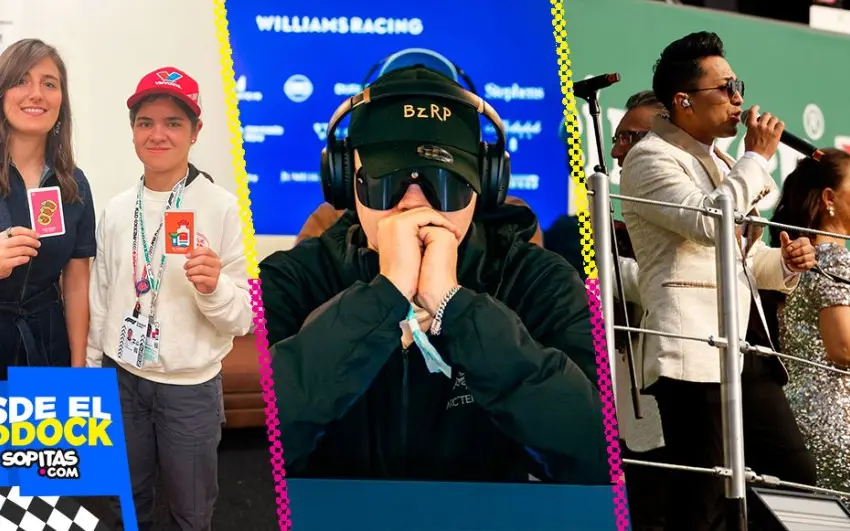 Los Ángeles Azules con Nicki Nicole y Bizarrap con Colapinto: Lo que no se vio del GP de México