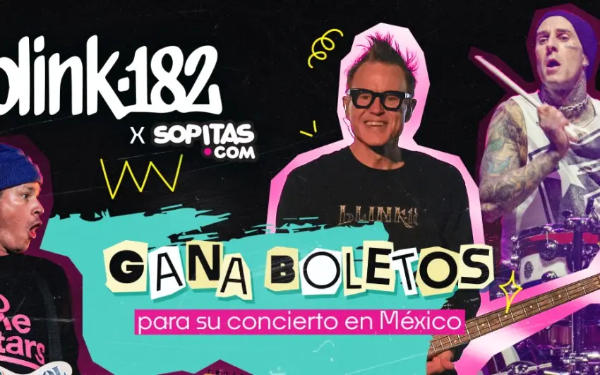 ¡No te pierdas el Día de Blink-182 en Sopitas! Tendremos boletos, entrevista y más