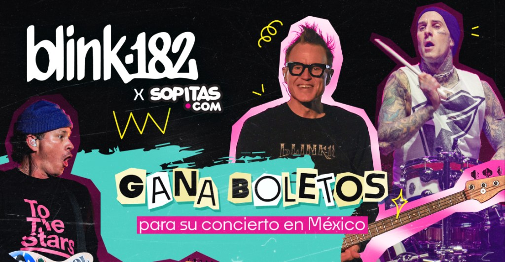 ¡No te pierdas el Día de Blink-182 en Sopitas! Tendremos boletos, entrevista y más