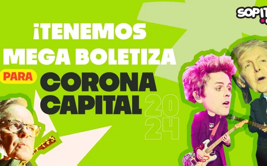 ¡Tenemos boletos gratis para el Corona Capital 2024!