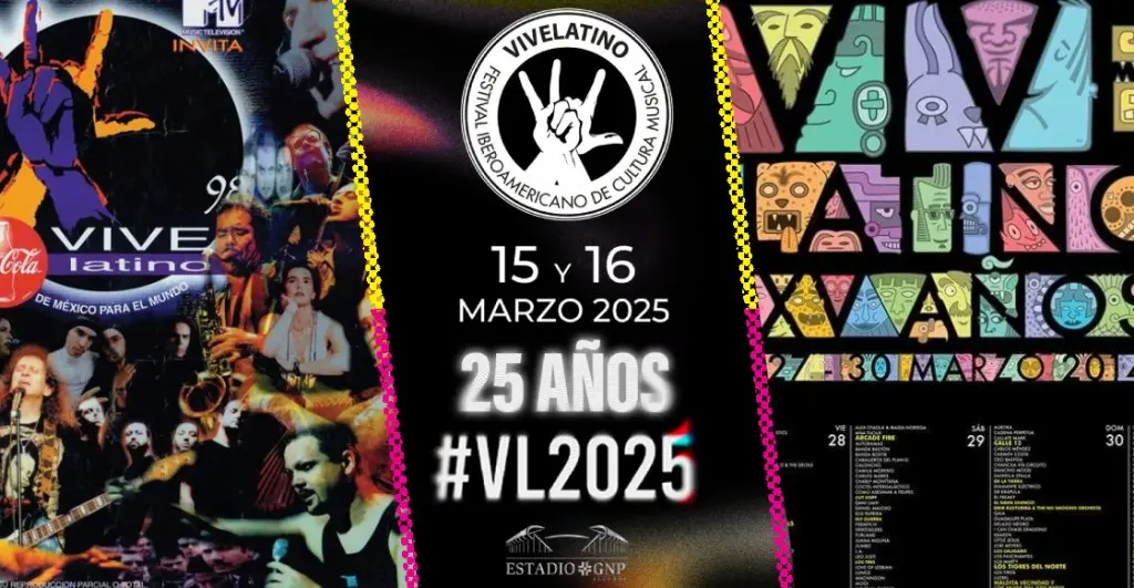 La historia del Vive Latino a través de sus carteles y line ups |