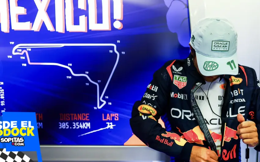 Así queda la parrilla de salida del México GP con Checo Pérez en el lugar 18 y Pole para Carlos Sainz