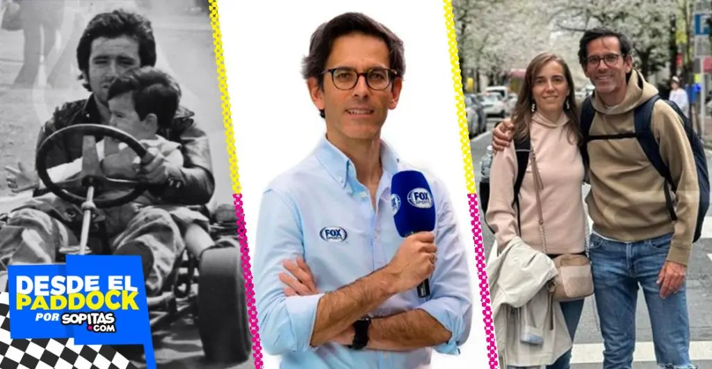 Diego Mejía La vida de un corresponsal de Fórmula 1 y amante del rock pop de los 90 |