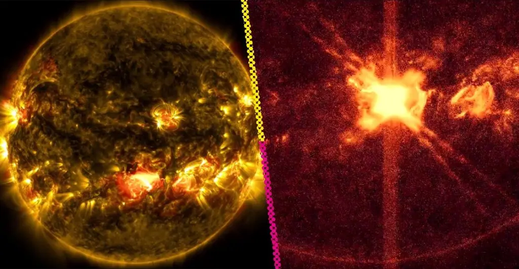 La espectacular explosión y llamarada solar captada por la NASA en video |