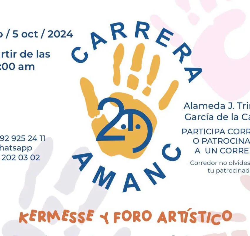 Invitan a participar en la Carrera de AMANC
