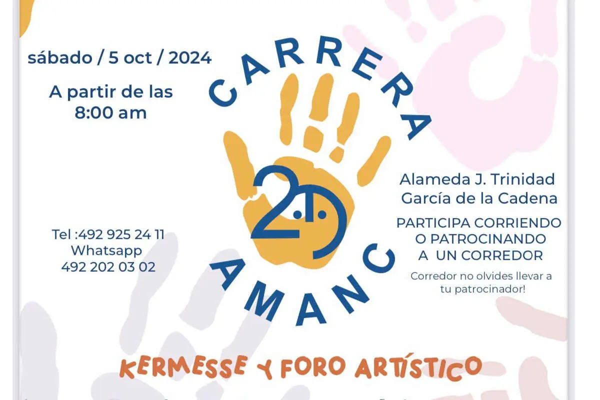 Invitan a participar en la Carrera de AMANC |