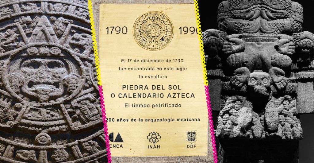 Descubre los puntos exactos donde encontraron el Calendario Azteca y otros monolitos en el Zócalo