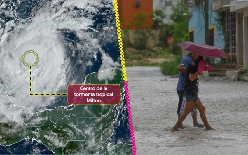 Milton ya es huracán: ¿Qué estados se verán afectados?