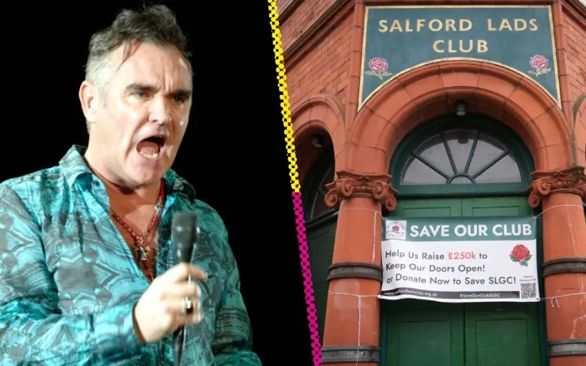 Morrissey dona 50 mil libras para salvar el ‘Salford Lads Club’ en Manchester