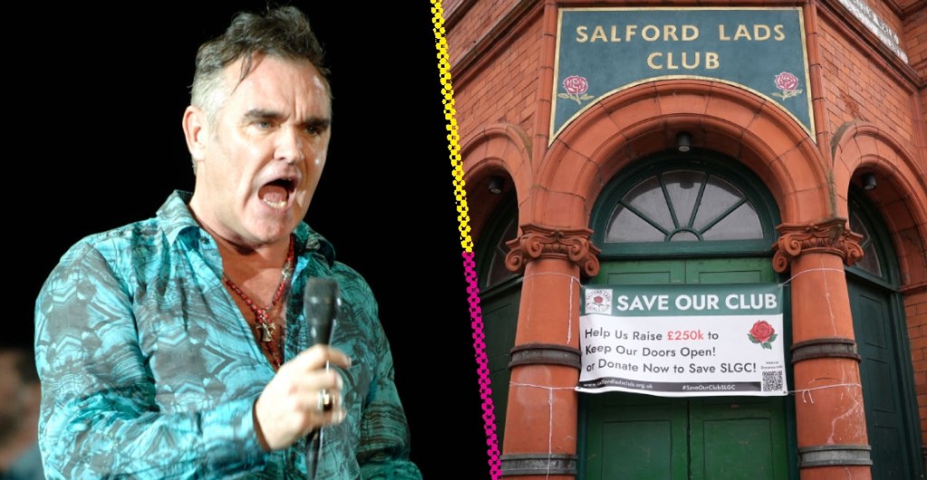 Morrissey dona 50 mil libras para salvar el ‘Salford Lads Club’ en Manchester