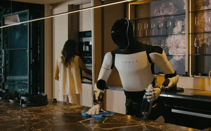 Tesla presenta Optimus, el robot mayordomo del futuro