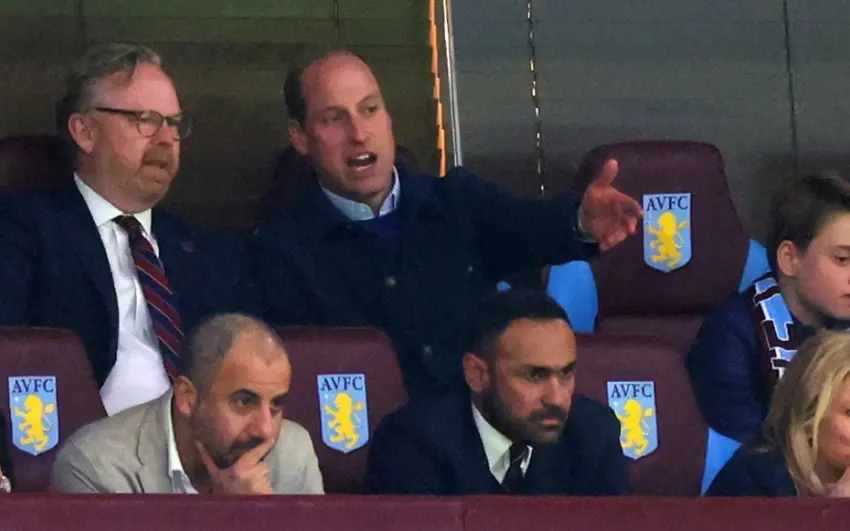 ¿Por qué el príncipe William se hizo aficionado al Aston Villa?