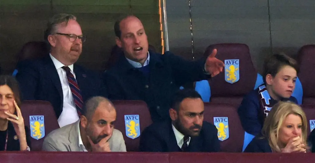 Por qué el príncipe William se hizo aficionado al Aston Villa |