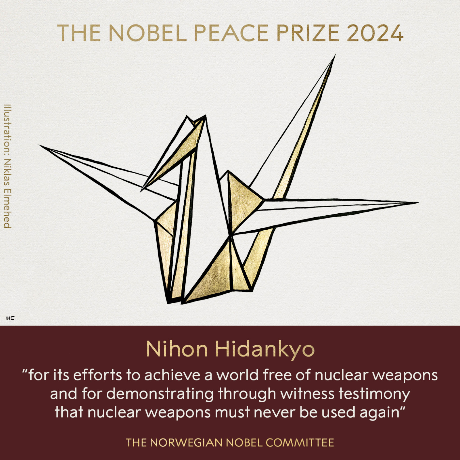 Premio Nobel de la Paz 2024: Otorgan galardón a sobrevivientes de Hiroshima y Nagasaki