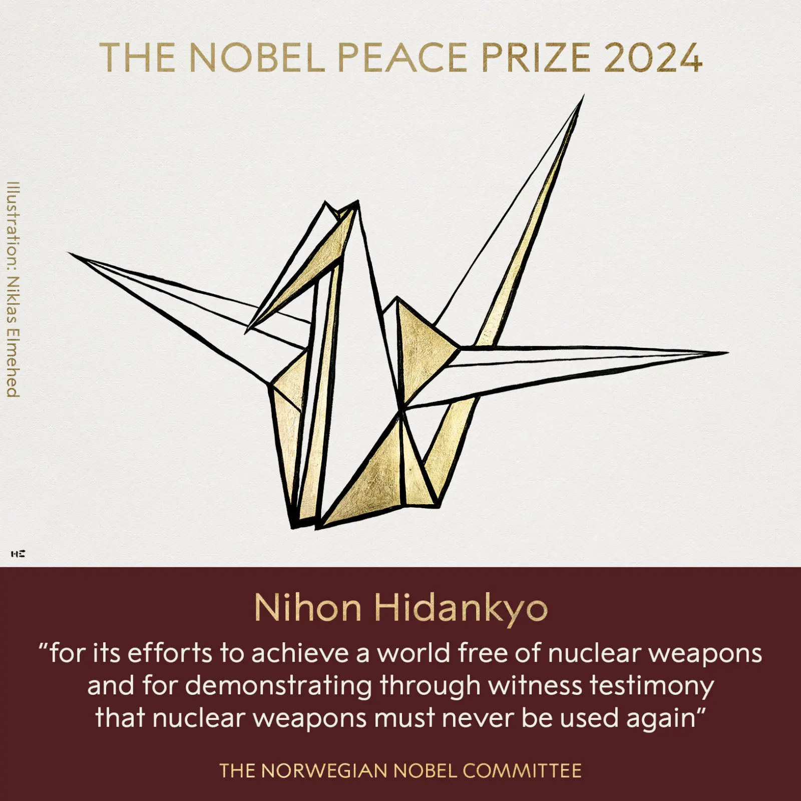 Premio Nobel de la Paz 2024 Otorgan galardón a sobrevivientes de Hiroshima y Nagasaki |