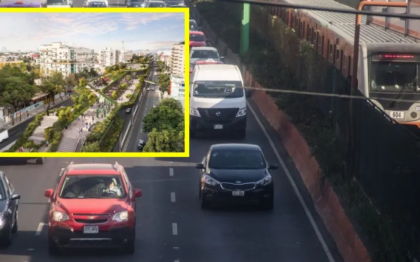 High Line Chilanga: ¿Un segundo piso peatonal sobre Tlalpan?