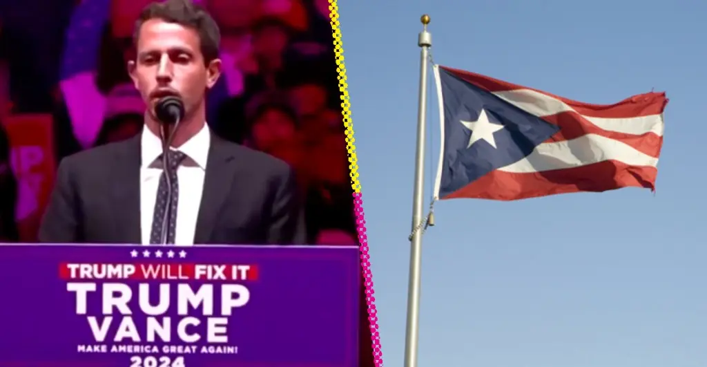Una isla de basura Comediante insulta a Puerto Rico durante rally de Trump |
