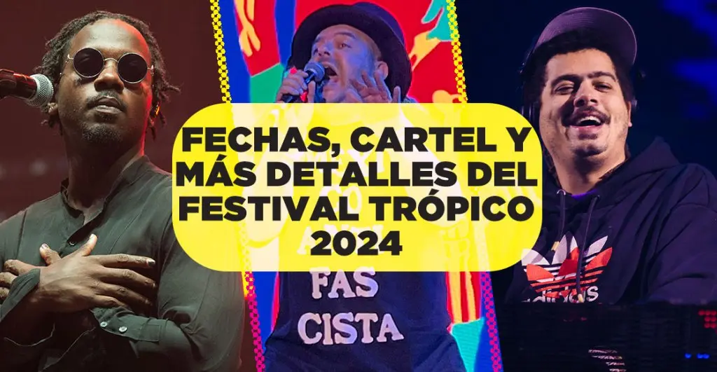 Channel Tres IMS y Helado Negro en Trópico 2024 Cartel completo fechas y precios de boletos |