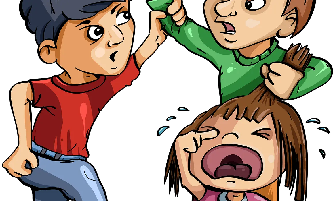 Un niño es consciente de lo que está bien y mal |