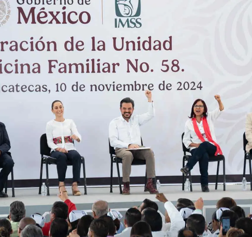 Claudia Sheinbaum inaugura la Unidad de Medicina Familiar Número 58 en Guadalupe