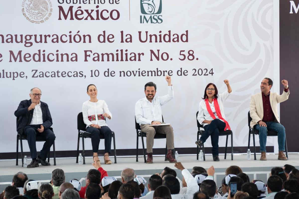 Claudia Sheinbaum inaugura la Unidad de Medicina Familiar Número 58 en Guadalupe